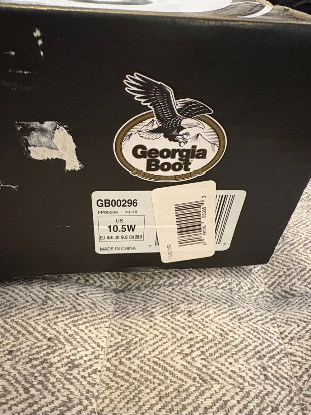 Georgia Boots 6” work boots size 10.5W